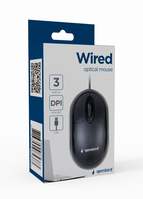 Gembird MUS-U-01 Maus Beidhändig USB Typ-A Optisch 1000 DPI