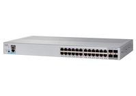 Cisco Catalyst 2960L-SM-24TQ Network Switch, 24 Gigabit Ethernet Ports, four 10 G SFP+ Uplink Ports, Fanless Operation, Enhanced Limited Lifetime Warranty (WS-C2960L-SM-24TQ)