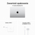 Apple MacBook Pro Laptop 36,1 cm (14.2") Apple M M3 Max 36 GB 1 TB SSD Wi-Fi 6E (802.11ax) macOS Sonoma Srebrny