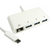Cables Direct USB3C-ETHGHUBA laptop dock/port replicator USB 3.2 Gen 1 (3.1 Gen 1) Type-C White