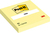 Post-It 654-CY zelfklevend notitiepapier Vierkant Geel 100 vel Zelfplakkend