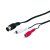 Goobay 50014 Audio-Kabel 1,5 m 2 x RCA DIN (5-pin) Schwarz