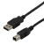 MCL 5m USB A/USB B câble USB USB 2.0 Noir