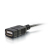 C2G 0,15 m micro-B USB mobiel apparaat naar OTG USB apparaat adapterkabel