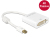 DeLOCK 62606 video átalakító kábel 0,2 M Mini DisplayPort DVI-I Fehér