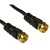 Cables Direct 2FK-15 coaxial cable 15 m F-type Black