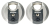 MASTER LOCK 70mm wide Excell stainless steel discus padlock with shrouded shackle; 2-pack