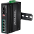 Trendnet TI-PG62B łącza sieciowe Nie zarządzany L2 Gigabit Ethernet (10/100/1000) Obsługa PoE Czarny