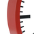 Mondaine A990.CLOCK.11SBC Wand- /Tischuhr Quarzuhr Kreis Rot, Weiß