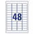 Avery L4778REV-8 etykiet do nadruku Biały Samoprzylepne etykiety do drukowania