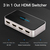 Vention 3 In 1 Out HDMI Switcher Gray Metay Type