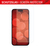 Displex Panzerglas (10H, 2D) für Apple iPhone 15/15 Pro, Eco-Montagerahmen, kratzer-resistent