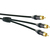 Schwaiger CIK4030 533 Audio-Kabel 3 m RCA 2 x RCA Schwarz