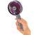 Unold Breezy II Grau, Violett 10 cm Handheld fan