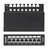 Intellinet 8-Port Cat6a Patchpanel, geschirmt, Desktop, FTP, Klemmleisten mit 90 Grad abgewinkelten Kabeleinführungen, schwarz