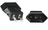 Microconnect PEAUSEUF kabel zasilające Czarny NEMA 1-15P