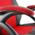 White Shark KING'S THRONE Univerzális gamer szék Kárpitozott párnázott ülés Fekete, Vörös