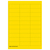 Brady 235083 self-adhesive label Rectangle Yellow 750 pc(s)