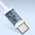 Baseus C17 Casque Avec fil Ecouteurs Appels/Musique USB Type-C Blanc