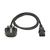 Eaton P056-01M-UK kabel zasilające Czarny 1 m BS 1363 IEC C13