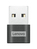 Lenovo 4X91C99226 zmieniacz płci / kabli USB-C USB-A Czarny