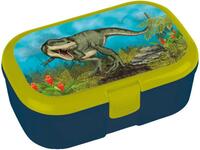 Lunchbox Tapirella T-Rex Dinosaurier, dunkelblau-grün