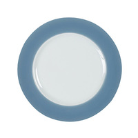 Speiseteller flach 26cm, Farbe: graublau, Form: Eschenbach Coffeeshop Color