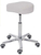 Gesunder Arbeitsstuhl Modell 3590, Das andere Sitzen, Alu-Fußkreuz, Kunstleder-Sitz Weiß