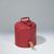 Sicherheitsbehälter aus Stahlblech mit Zapfhahn, Farbe Rot, 19 Liter, Ø2980x429mm