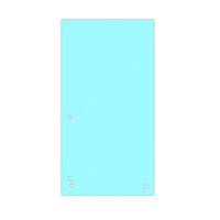 Przekładki DONAU, karton, 1/3 A4, 235x105mm, 100szt., niebieskie