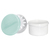Zahnprothesenbehälter (20) Polypropylen weiß/grün mit Einsatz