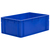 45L Euro Stacking Container - Solid Sides & Base - 600 x 400 x 235mm - Red