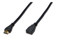 HDMI High Speed extension cable. type A M/F. 5.0m. w/Ethernet. HDMI 1.4. Ultra HD 24p.