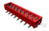 Stiftleiste, 10-polig, RM 1.27 mm, gerade, rot, 8-338728-0