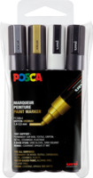 Marker UNI POSCA PC-5M, 1,8-2,5, sortiert, 4er Set