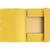 Sammelmappen mit Gummizug und 3 Klappen, Colorspan-Karton 400g/m2, für DIN A4 - Gelb