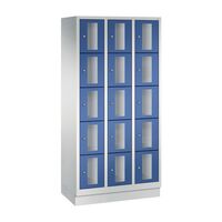 CLASSIC locker unit, compartment height 295 mm, with plinth