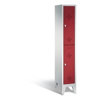 CLASSIC cloakroom locker with feet, double tier