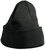 Stickmütze klassisch, KnittedCap,Farbe black
