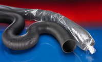 Tuyau de ventilation TPE (jusqu’à +150°C), léger, très flexible; Ø 80mm; L:10m; PROTAPE® TPE 320
