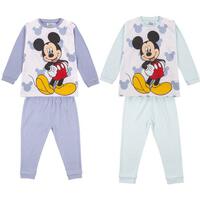 PIJAMA LARGO INTERLOCK MICKEY BLUE