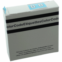 Color Buchstaben-Signale D (Farbsystem Leitz/Elba) hellblau VE=250 Stück