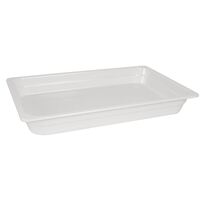 Kristallon Melamine Gastronorm Dish in White 530mm 1/1GN Sold Singly