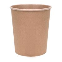 Fiesta Green Compostable Soup Containers in Brown - Paperboard - 118mm 910ml