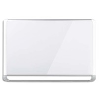 BI-OFFICE Tableau Blanc Mastervision surface en acier émaillée, magnétique, auget, Format : L120 x H90 cm