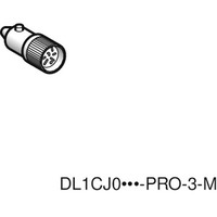 Glimmlampe, transparent für Befehls- und Meldegeräte, BA 9s, 230-240V 2,6 W