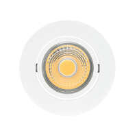 LED Downlight A 5068 T FLAT BIO, rund, 38°, 8W, 4000K, IP40, schwenkbar, dimmbar, weiß matt