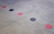Marcas para el suelo DuraStripe® Xtreme Círculos Color Gris