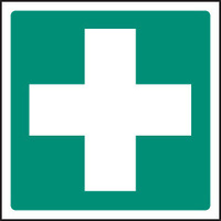 SPARTEX 16024U FIRST AID SYMBOL (100X100MM) 1: RIGID PLASTIC