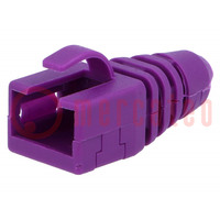 Stekker omhulsels RJ45; purper